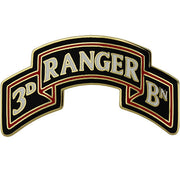Army Combat Service Identification Badge (CSIB):  3rd Ranger Battalion Scroll 75th Ranger Regiment