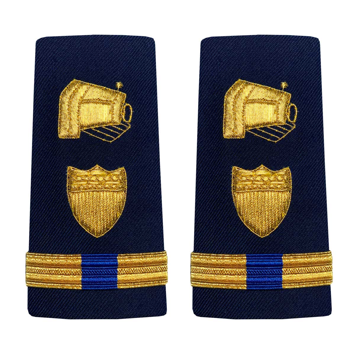 Coast Guard Shoulder Board: Enhanced Warrant Officer 4 Public Information