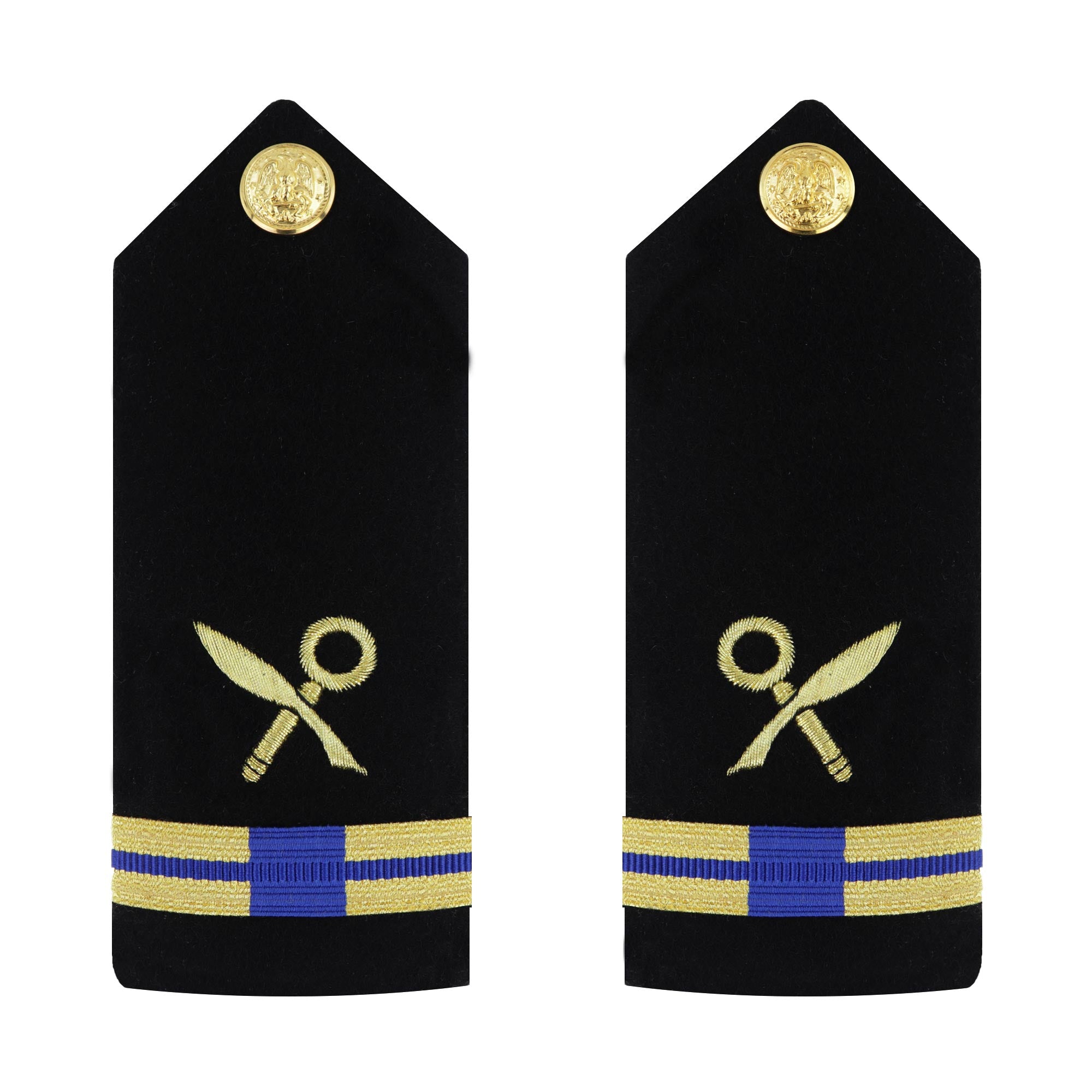 Navy Shoulder Board: Warrant Officer 5 Intelligence Technician - Female