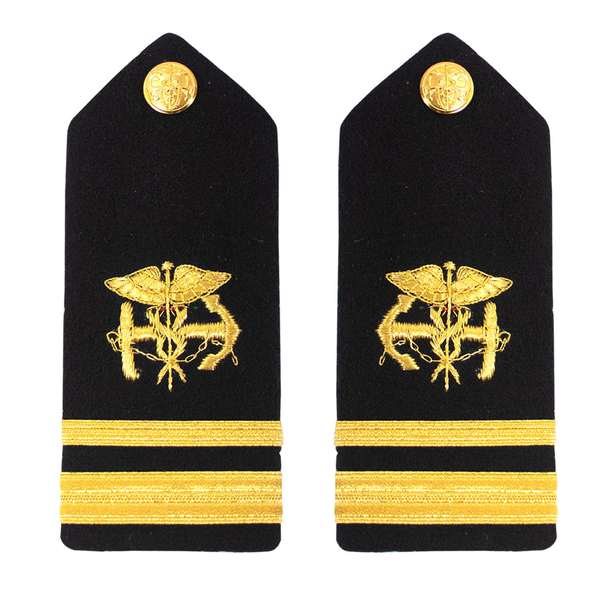 Public Health Service PHS MALE Hard Shoulder Board: Lieutenant Junior Grade