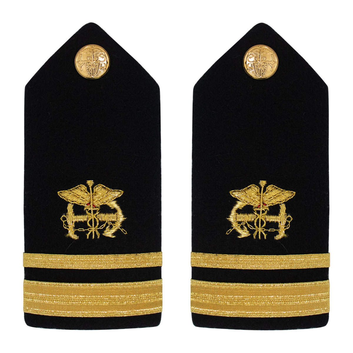 Public Health Service PHS FEMALE Hard Shoulder Board: Lieutenant Junior Grade