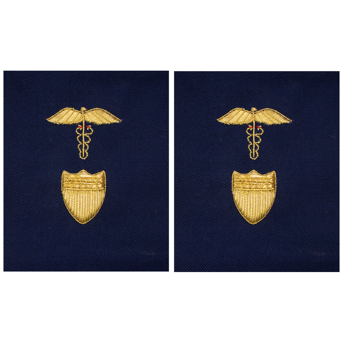 Coast Guard Sleeve Device: Serge Warrant Officer Medical Administration