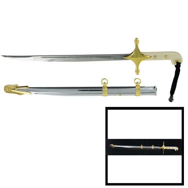 Marine Corps Letter Opener: Officer Sword with Scabbard