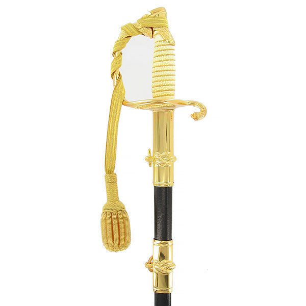 Navy Sword Knot: Gold