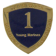 Young Marine's: Adult Volunteers Service Pin, 1 Year of Service
