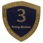 Young Marine's: Adult Volunteers Service Pin, 3 Years of Service