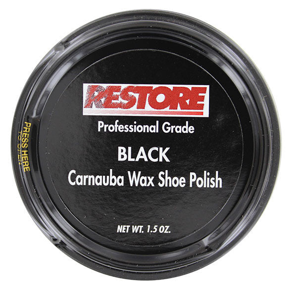 vanguardmil Shoe and Boot Polish: Restore Carnauba Wax - Black