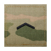 Army ROTC OCP Rank w/hook closure : Private (PV2)