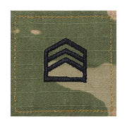 Army ROTC OCP Rank w/hook closure : Staff Sergeant (SSgt)