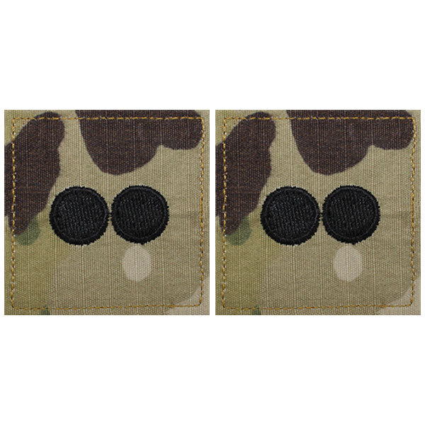 Army ROTC OCP Rank w/hook closure : 1st Lieutenant (1LT)