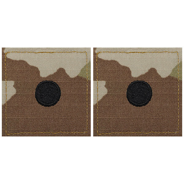 Army ROTC OCP Rank w/hook closure : 2nd Lieutenant (2LT)