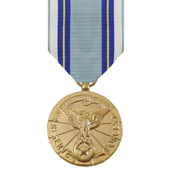 Full Size Medal: Air Reserve Meritorious Service - 24k Gold Plated