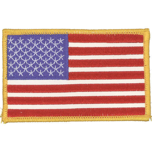 Flag Patch: United States of America- 3" X 5" (NOT FOR WEAR ON UNIFORM)
