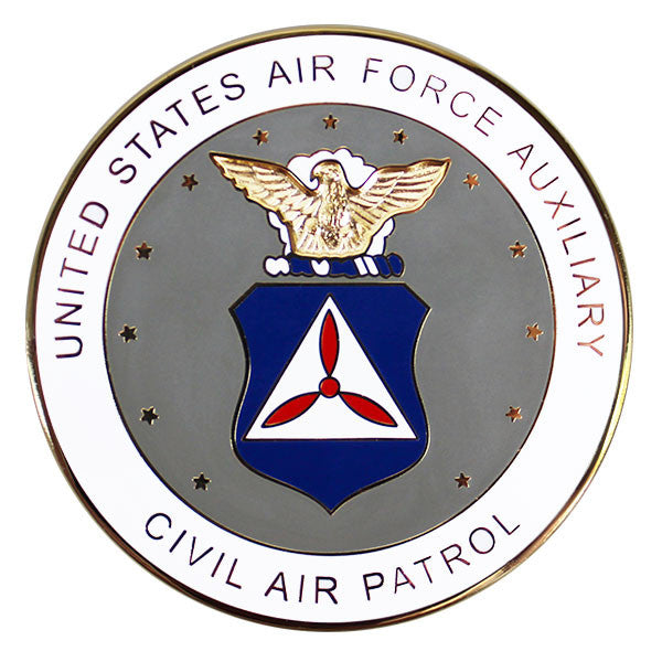 Civil Air Patrol Seal for Plaques - flat, enamel, 2"