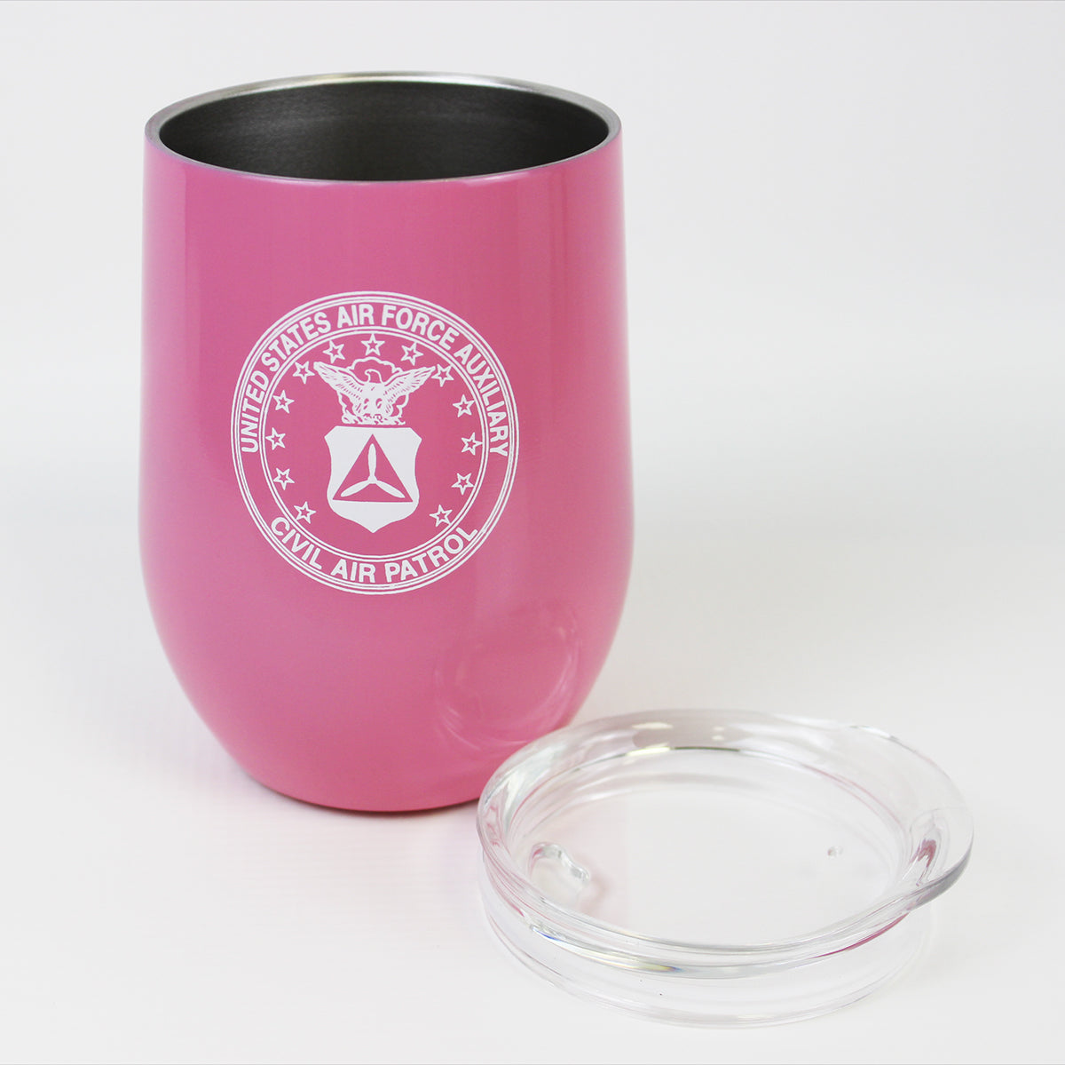 Civil Air Patrol Pink 12 oz Insulated Tumbler