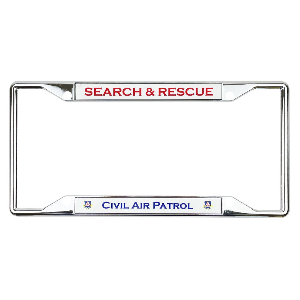 Civil Air Patrol License Plate: Search and Rescue License Plate Frame