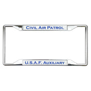 Civil Air Patrol License Plate: USAF AUX License Frame