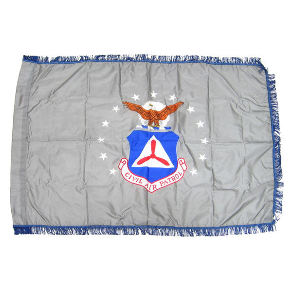 Civil Air Patrol Flag: Seal - 3 by 4 feet nylon with fringe