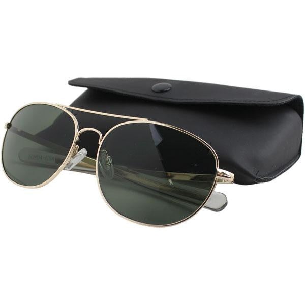 Civil Air Patrol Glasses: Flight Glasses - gold plated