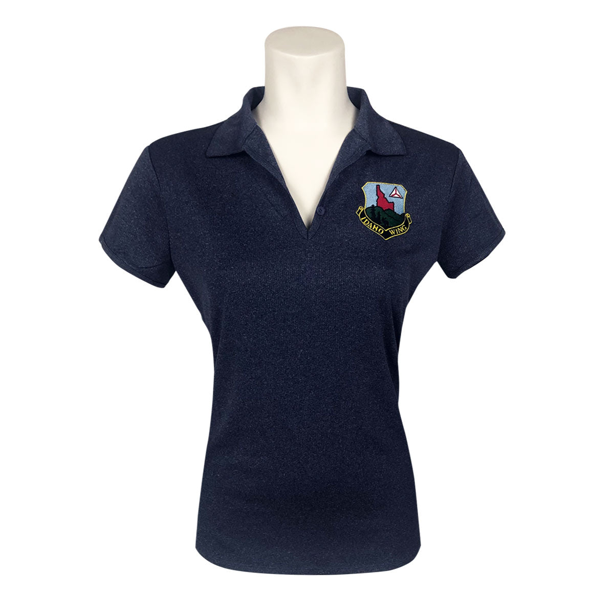 Civil Air Patrol Leisure Polo: Idaho Wing Ladies (Navy)