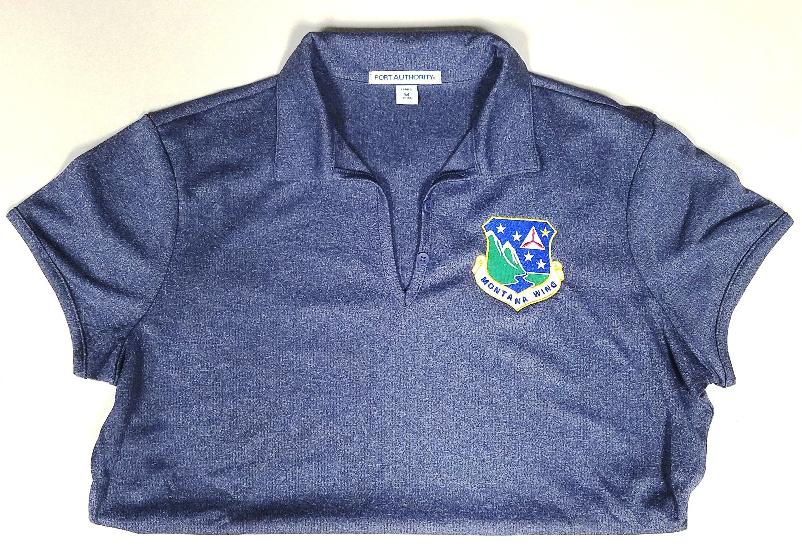 Civil Air Patrol Leisure Polo: Montana Wing Ladies (Navy)