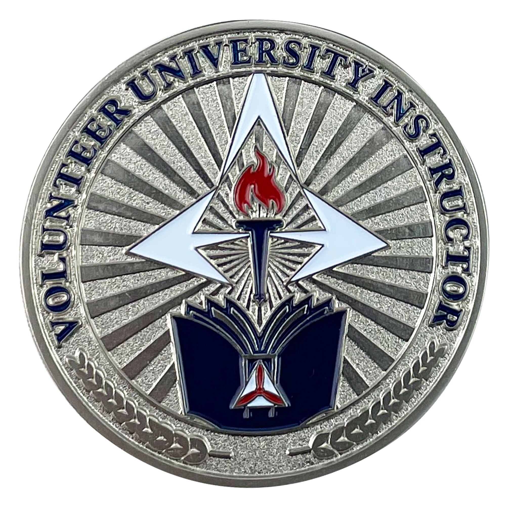 Civil Air Patrol Badge: Volunteer University Instructor 2"