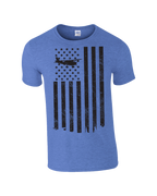 Civil Air Patrol Leisure T-Shirt: Distressed Flag (Blue)