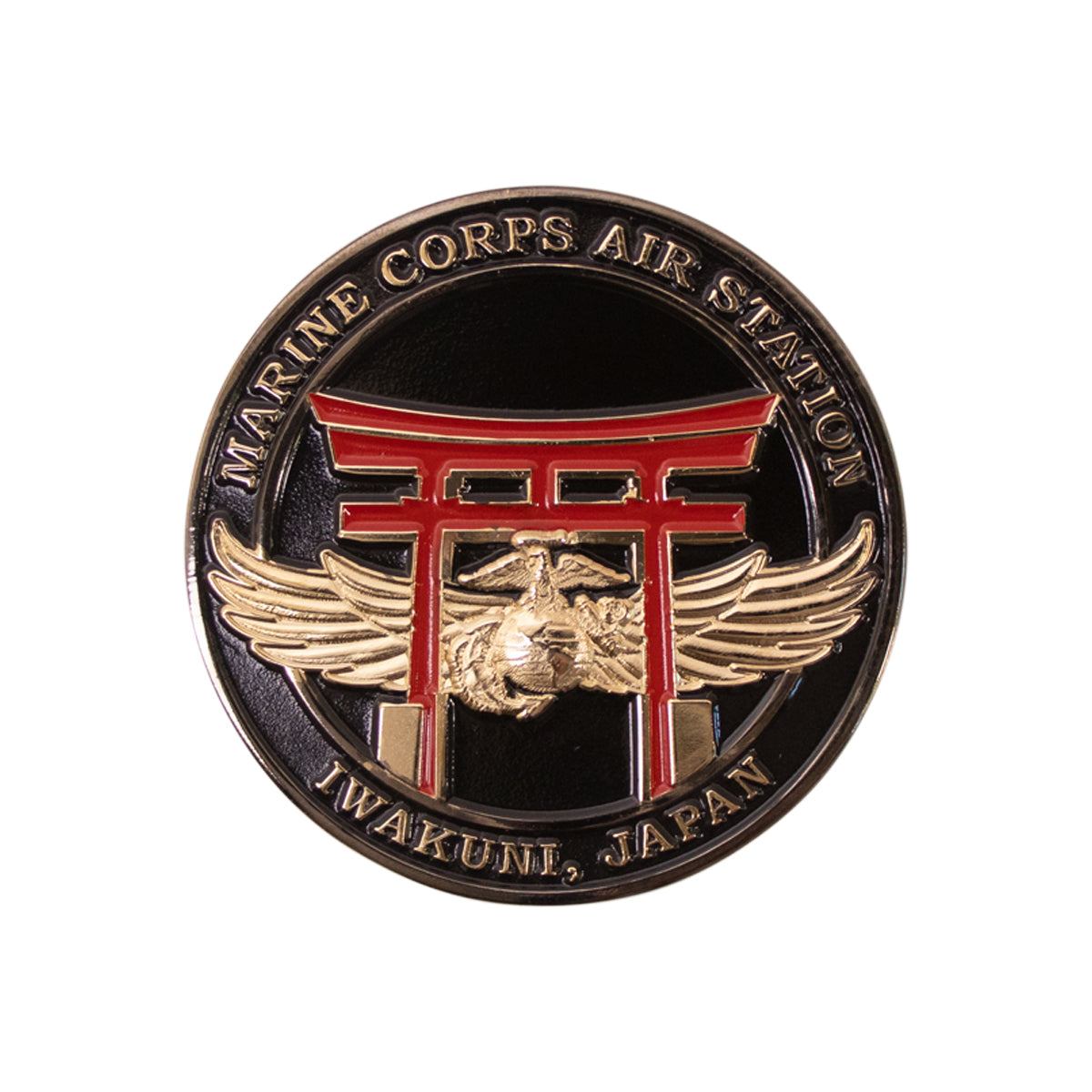 Marine Corps Magnet 2" Coin: Marine Corps Air Station Iwakuni Japan