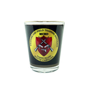 Marine Corps Shot Glass 1.5oz - Parris Island Weapons and Field Training Battalion in Black