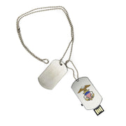 Sea Cadets:  Dog Tag with 8 GB USB Flash Drive