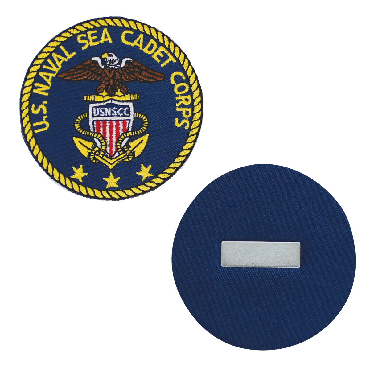 USNSCC Blazer Patch : Embroidered USNSCC Logo w/ Magnetic Backing