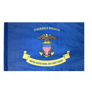 USNSCC Naval Sea Cadet Corps Unit Flag 4' X 6' - Applique Single Sided