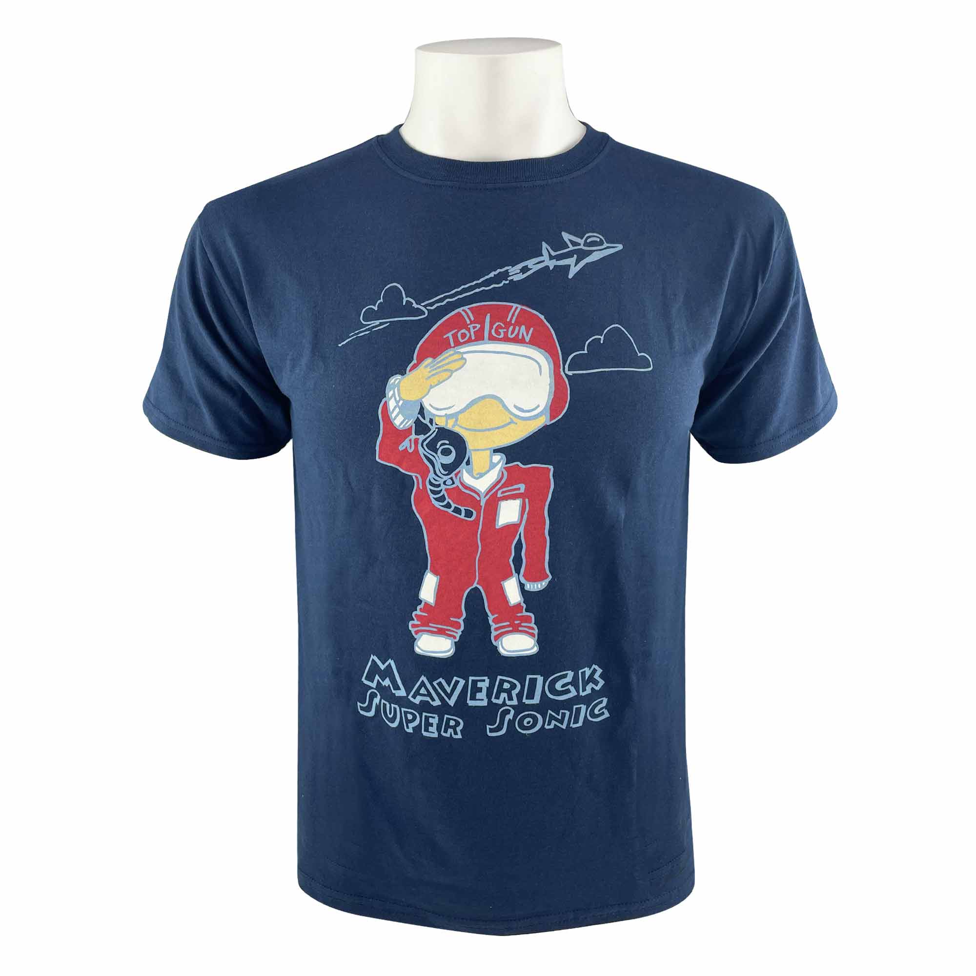 Top Gun Youth T-Shirt Maverick "Super Sonic" - Navy Tee