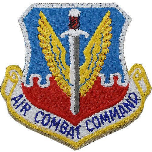 Air force patch: Air Combat Command - Color with Hook Closure Air force patch: Air Combat Command - Color with Hook Closure