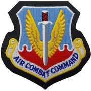 Air Force Patch: Air Combat Command - leather
