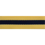 Army Sleeve Braid: Adjutant General - dark blue and gold