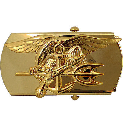 Navy Belt Buckle: Special Warfare Officer and Chief Petty Officer