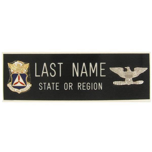 Civil Air Patrol Blazer Name Plate: Colonel