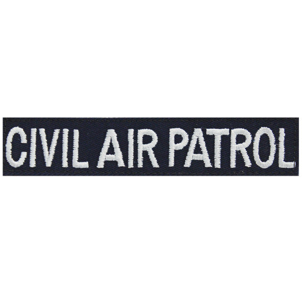 Civil Air Patrol Tape: Civil Air Patrol with hook closure for Fleece jacket (New Insignia)