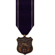 Miniature Medal: Coast Guard Expert Pistol