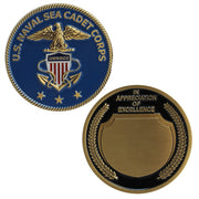 Naval Sea Cadets Appreciation Coin -bronze