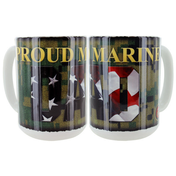 Marine Corps Mug - Proud Dad