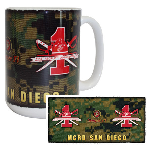 Marine Corps Mug - MCRD San Diego 1st Recruit Training Battalion