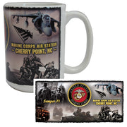 Marine Corps Mug -  USMC Cherry Point
