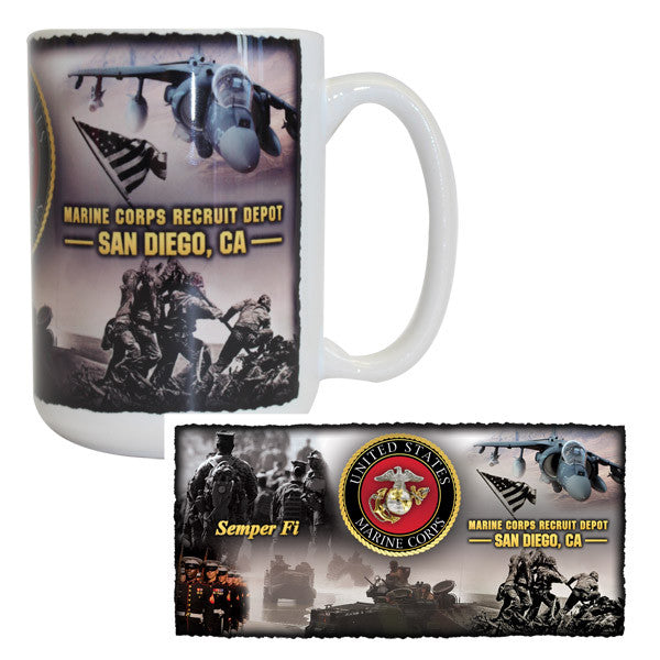 Marine Corps Mug - MCRD San Diego