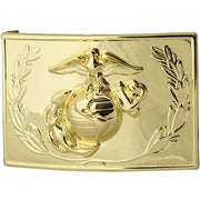 Marine Corps Dress Buckle - 24K Gold Plated with emblem and wreath