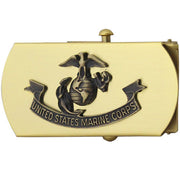 Marine Corps Belt Buckle: Bronze with Emblem