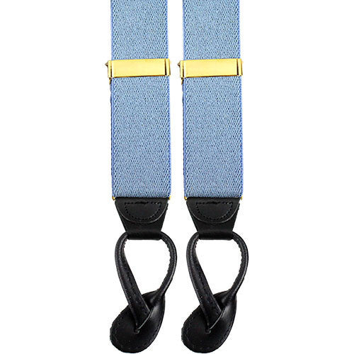 Army Suspenders: Infantry - leather ends