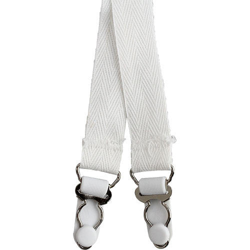 Shirt Garter: Y Style - white