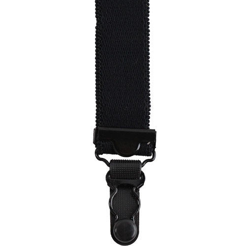 Vanguard Cloth Adjustable Heavy Duty Shirt Garter, Black, 2 Pair